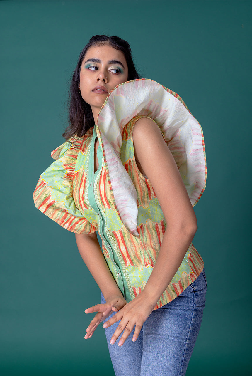 Glace Ruffled Shirt