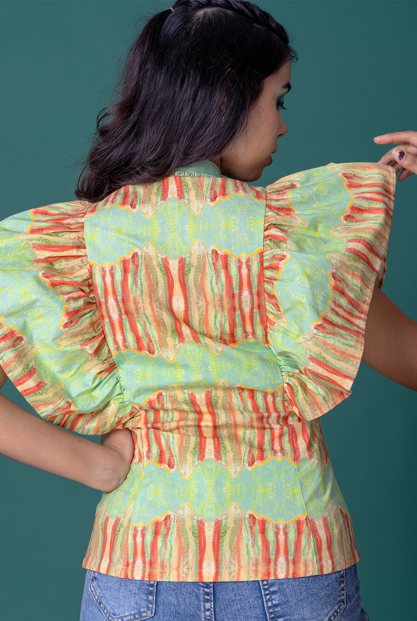 Glace Ruffled Shirt