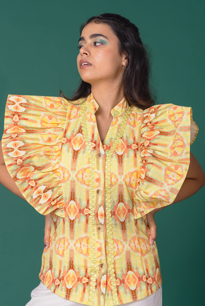 Floret Ruffled Shirt