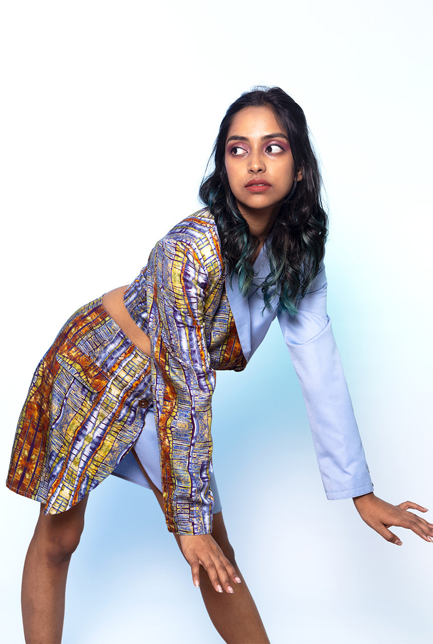 Azure Cropped Blazer