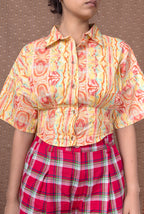 Citral Cropped Shirt