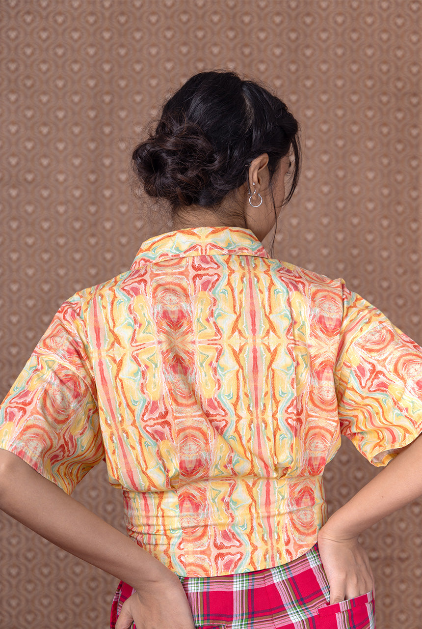 Citral Cropped Shirt