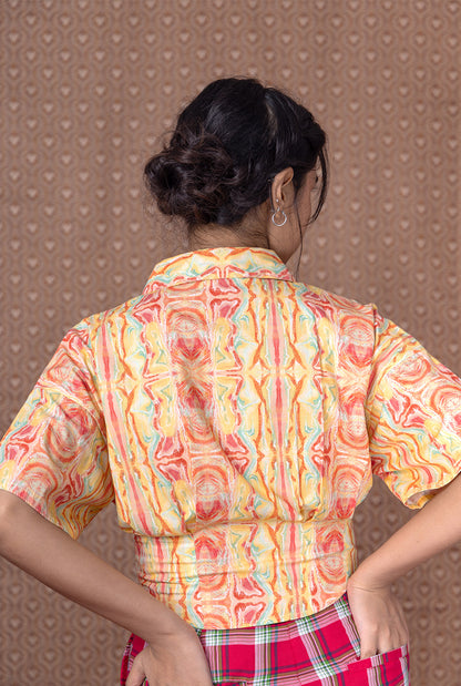 Citral Cropped Shirt
