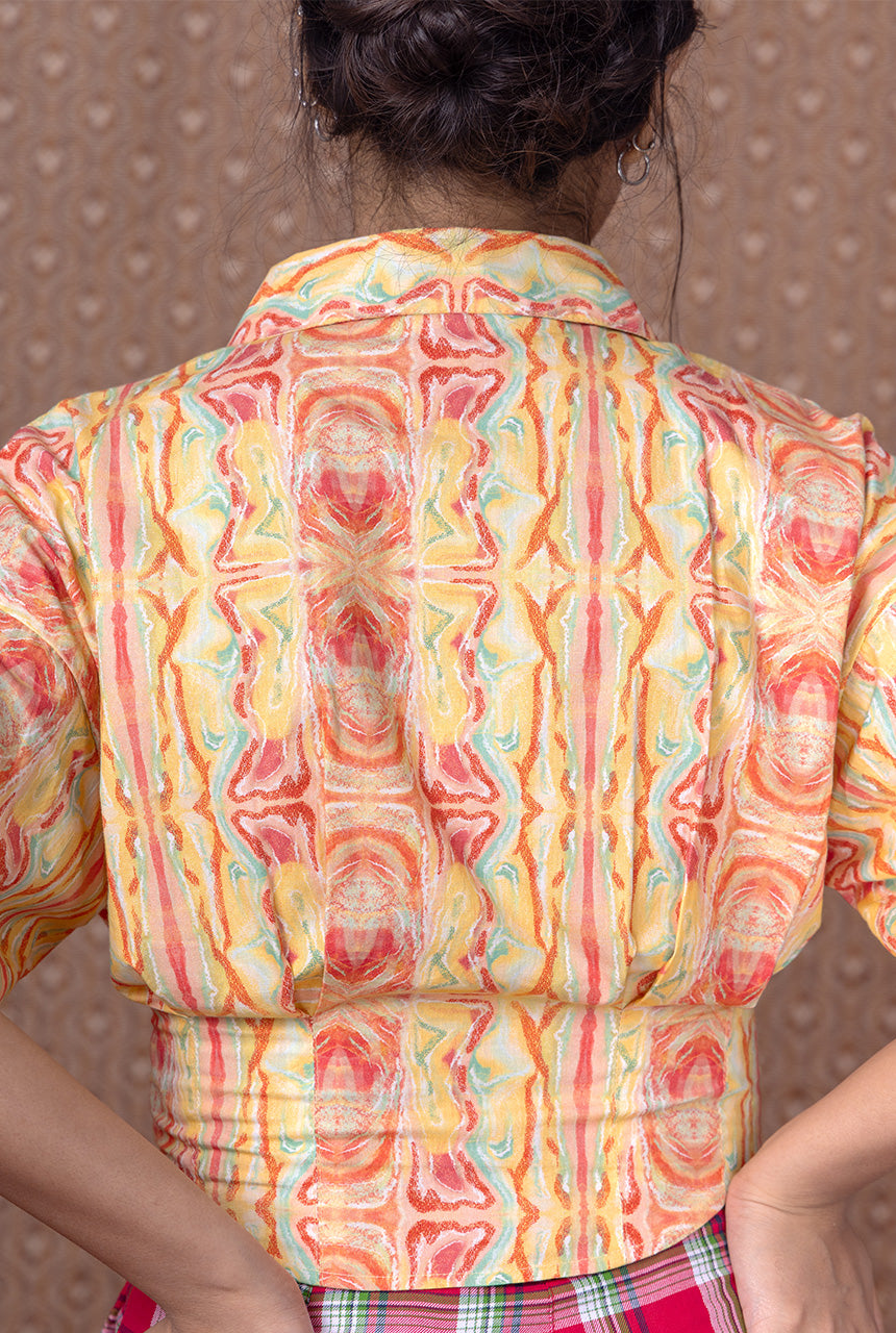 Citral Cropped Shirt