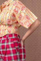 Citral Cropped Shirt