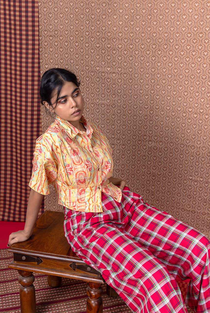 Citral Cropped Shirt