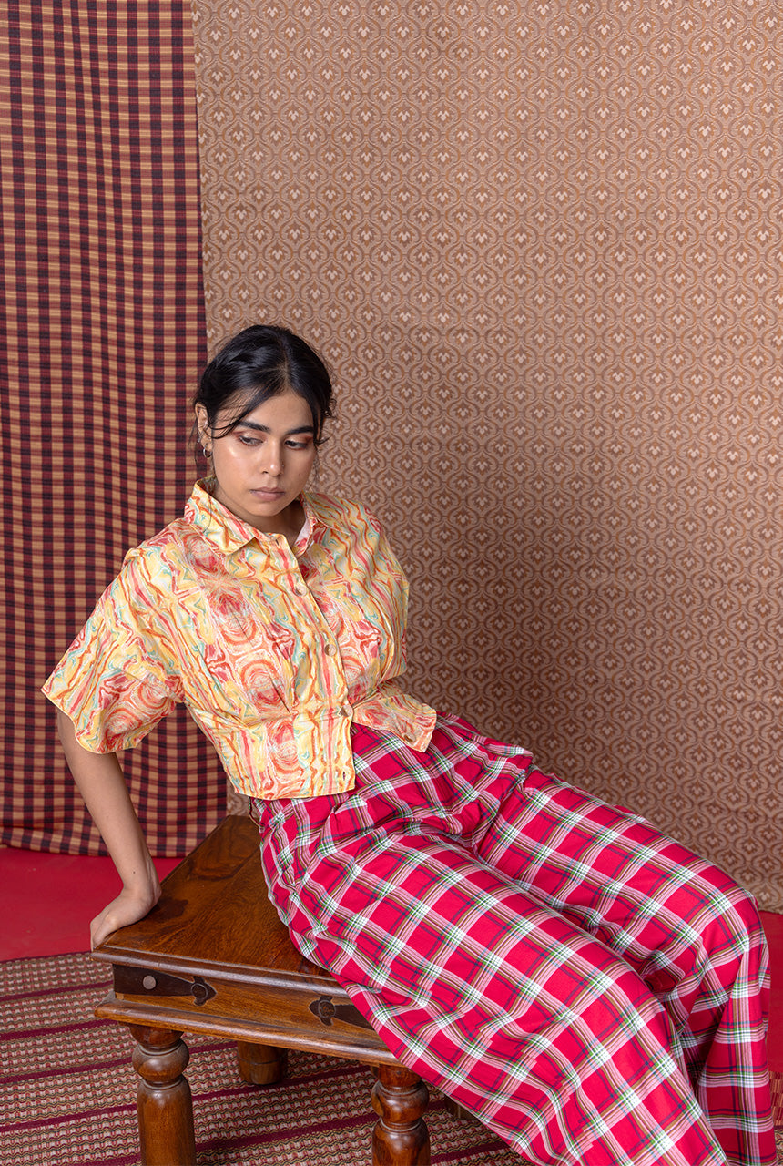 Citral Cropped Shirt