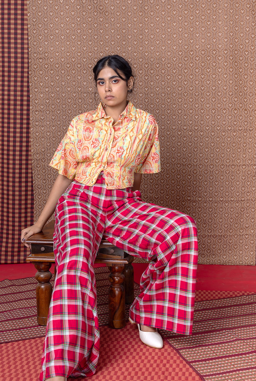 Citral Cropped Shirt
