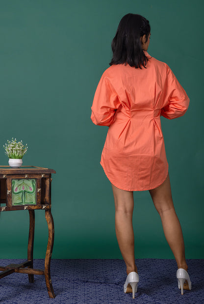 Rose Shirt Dress