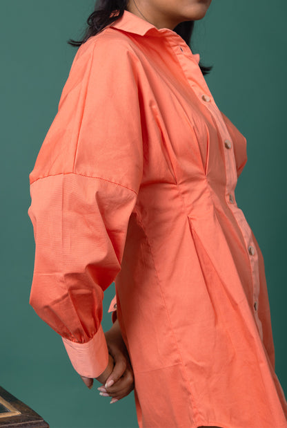 Rose Shirt Dress