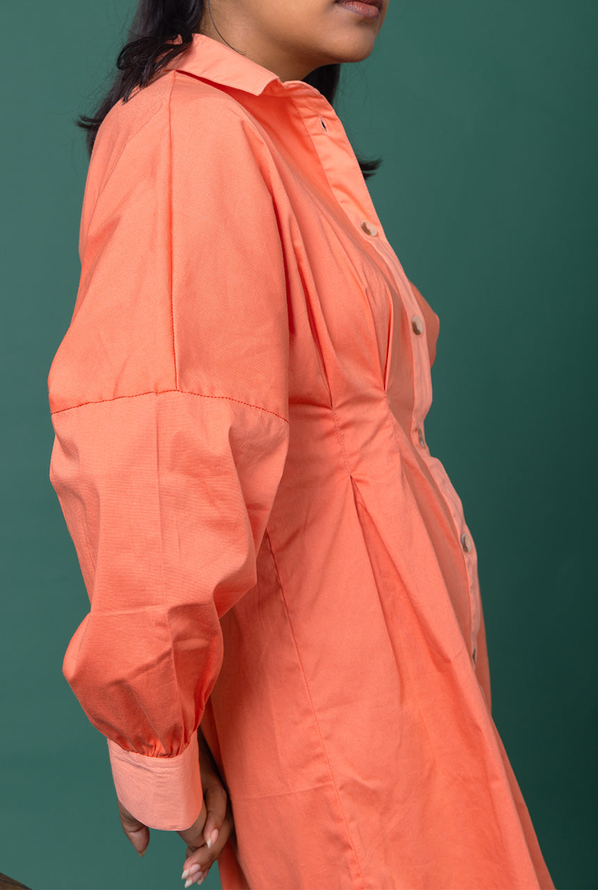 Rose Shirt Dress