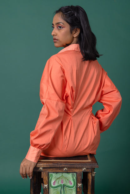 Rose Shirt Dress