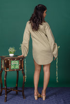 Sage Shirt Dress