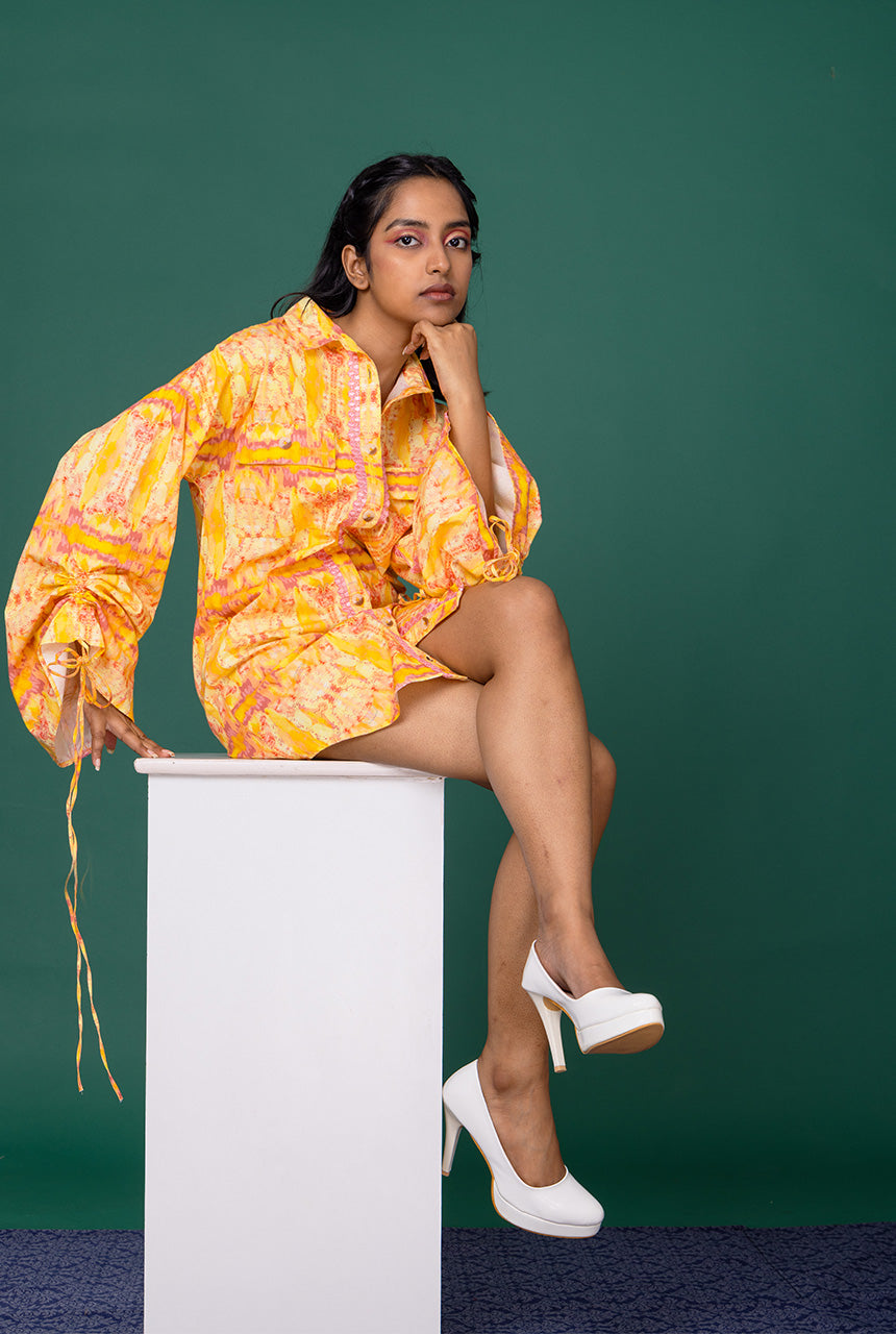 Peppy Shirt Dress