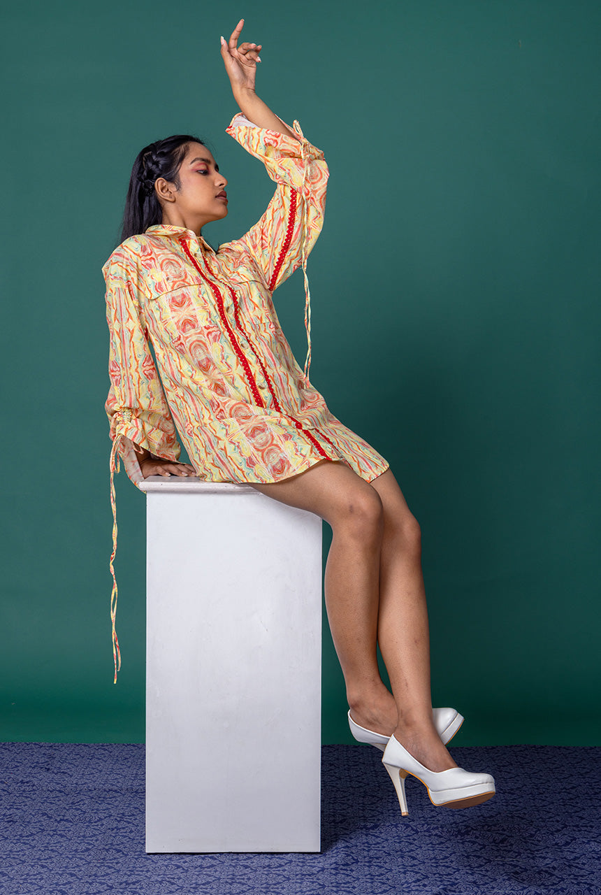 Citral Shirt Dress