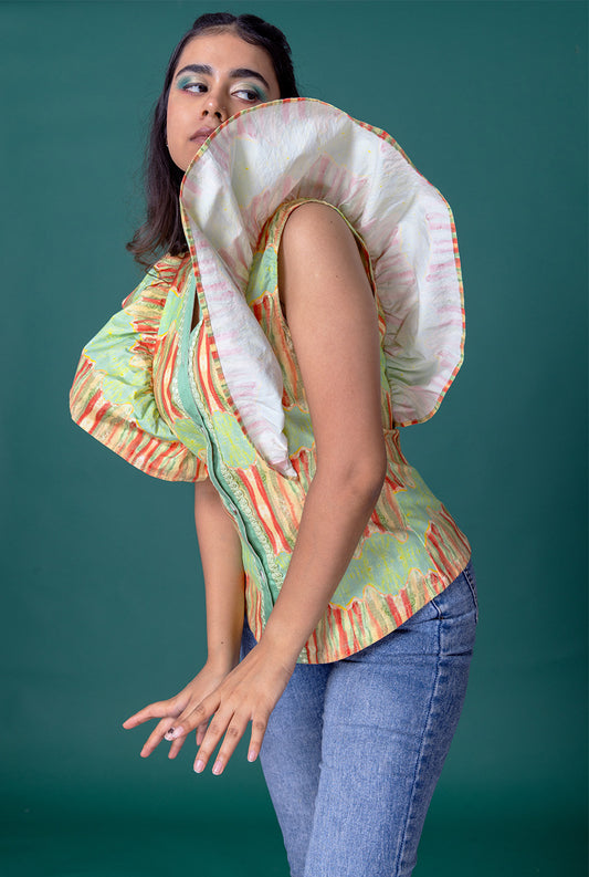 Glace Ruffled Shirt