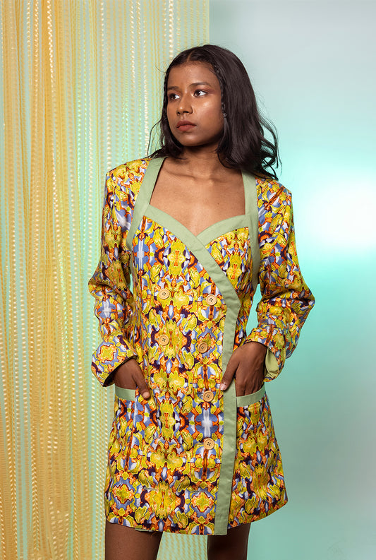 Baroque Blazer Dress