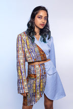 Azure Cropped Blazer