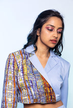 Azure Cropped Blazer