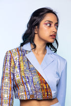 Azure Cropped Blazer