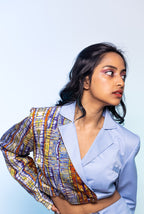 Azure Cropped Blazer