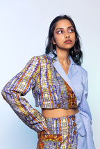 Azure Cropped Blazer