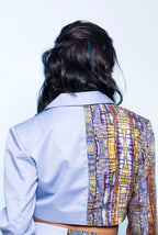 Azure Cropped Blazer