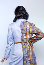 Azure Cropped Blazer