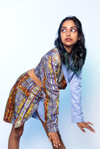 Azure Cropped Blazer