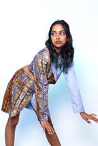 Azure Cropped Blazer