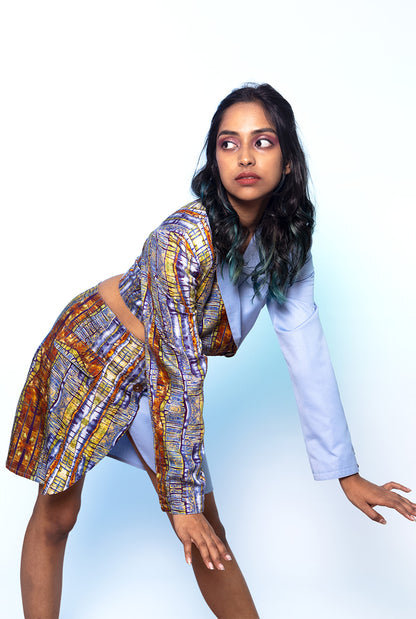 Azure Cropped Blazer
