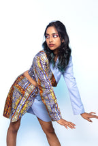 Azure Cropped Blazer