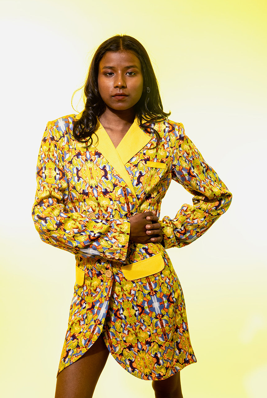 Baroque Cropped Blazer