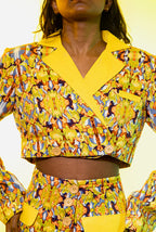 Baroque Cropped Blazer