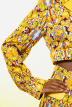 Baroque Cropped Blazer