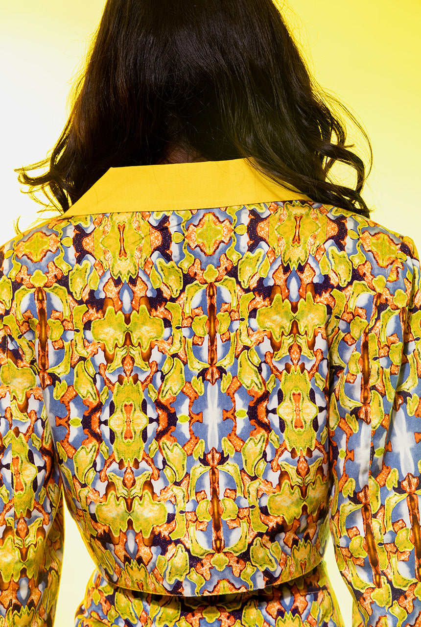 Baroque Cropped Blazer