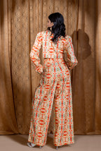 Florid Cropped Blazer