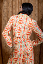 Florid Cropped Blazer