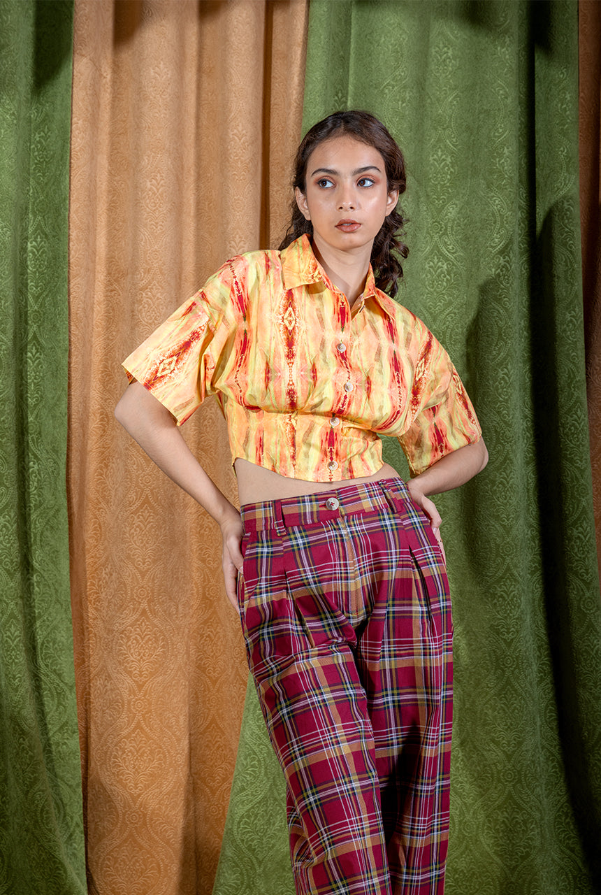 Auroral Cropped Shirt