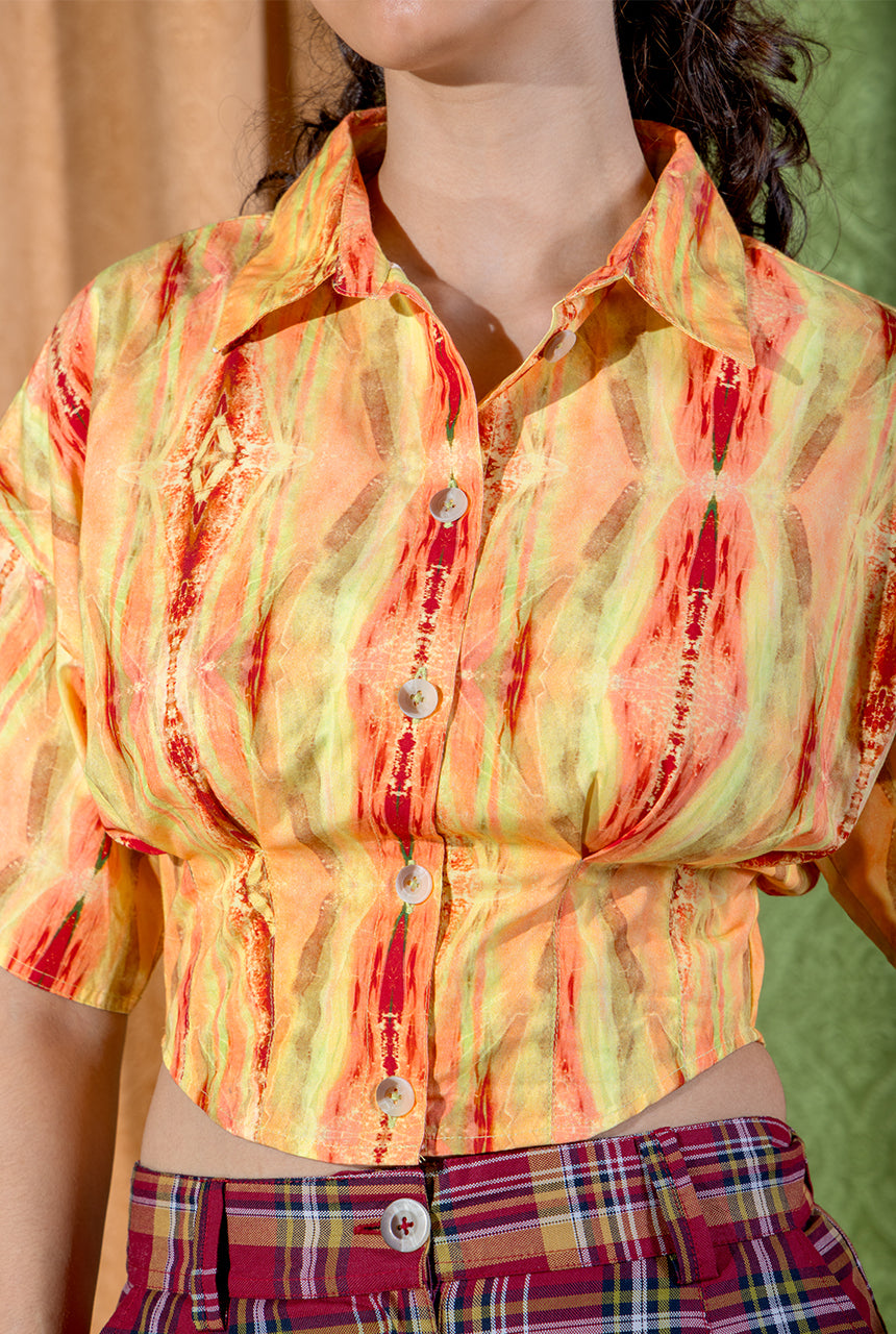 Auroral Cropped Shirt