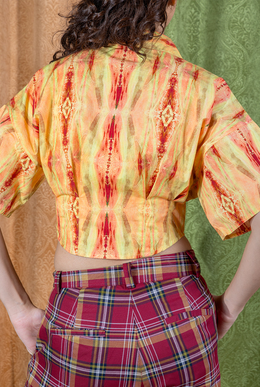 Auroral Cropped Shirt