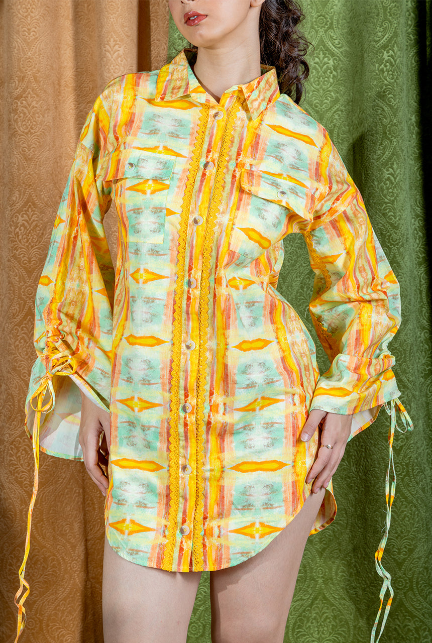 Gouache Shirt Dress