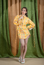 Nectarine Shirt Dress