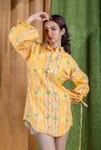 Nectarine Shirt Dress