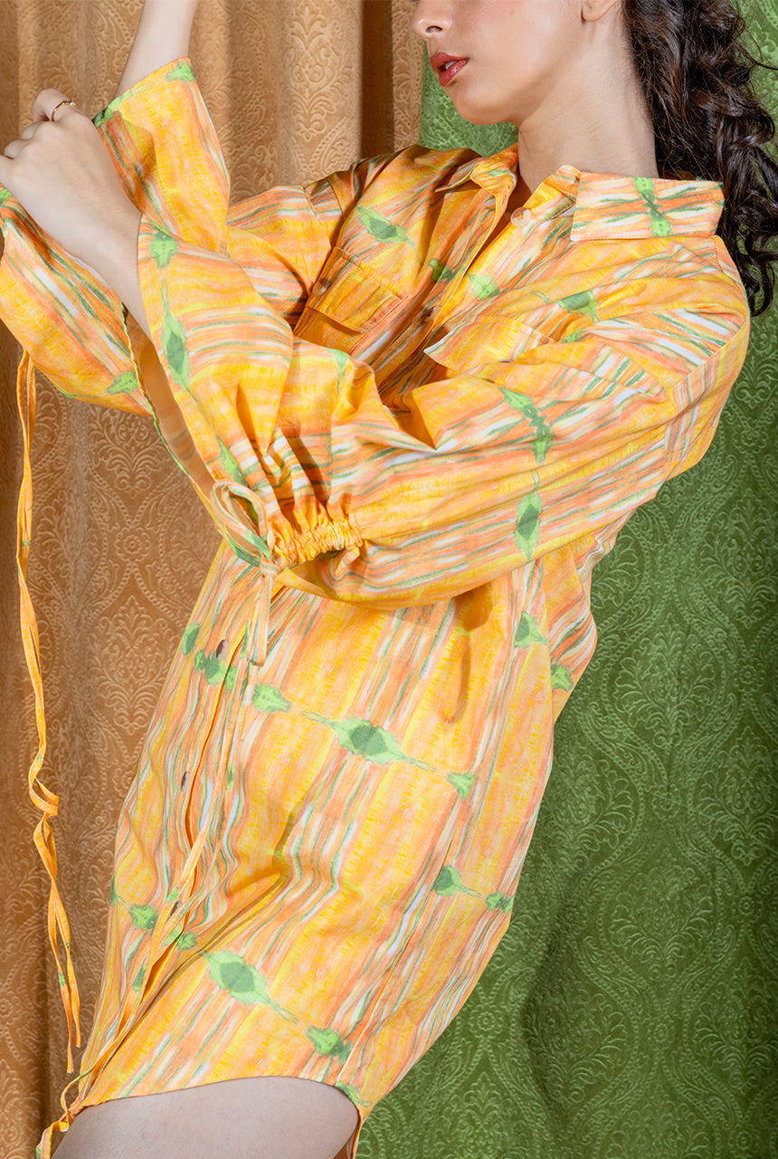 Nectarine Shirt Dress