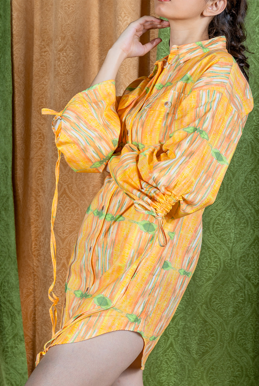 Nectarine Shirt Dress