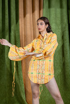 Nectarine Shirt Dress