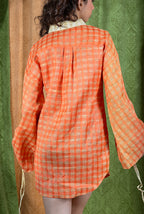 Tangerine Shirt Dress