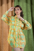 Vernal Shirt Dress