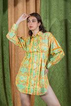 Vernal Shirt Dress
